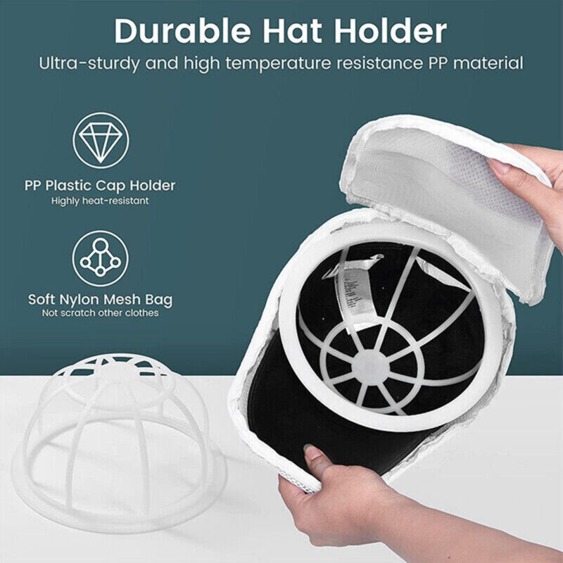 Washer Baseball Cap Cleaner Machine Washing Cage Holder Frame Net
