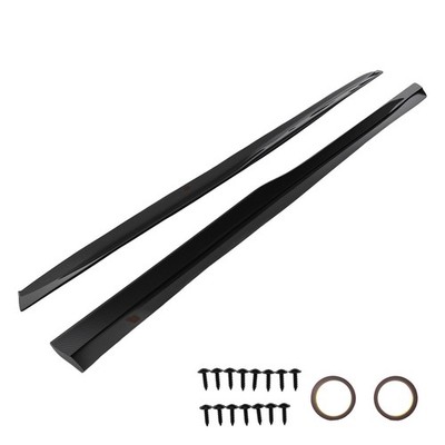 2x PSM Style Carbon Fiber Side Skirt Extension Lip for BMW F80 F81 M3 15-2018