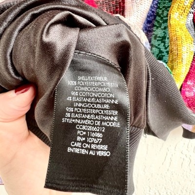 Alice + Olivia sequin bomber rainbow jacket