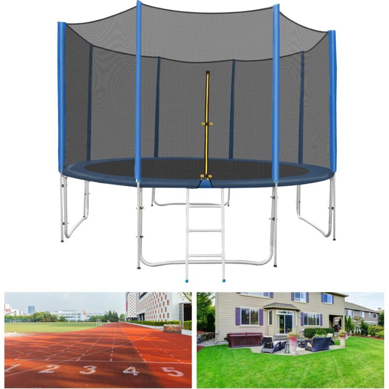 10FT Trampoline for Kids with Safety Enclosure & Ladder Outdoor Backyard
