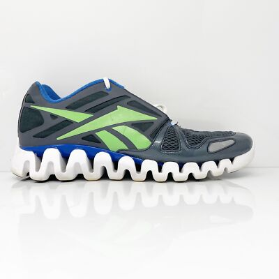 

Reebok Mens Zig Tech J84900 Серые кроссовки для бега, размер 12, Серый, Zig Tech