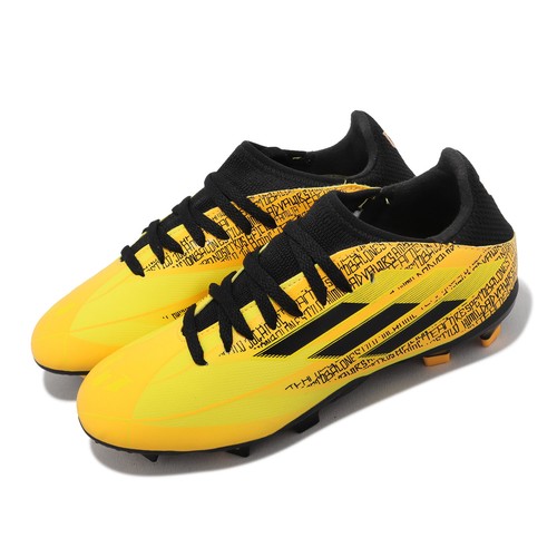 Adidas X SpeedFlow Messi.3 FG J Solar Gold Черный детский футбол для дошкольников GW7420