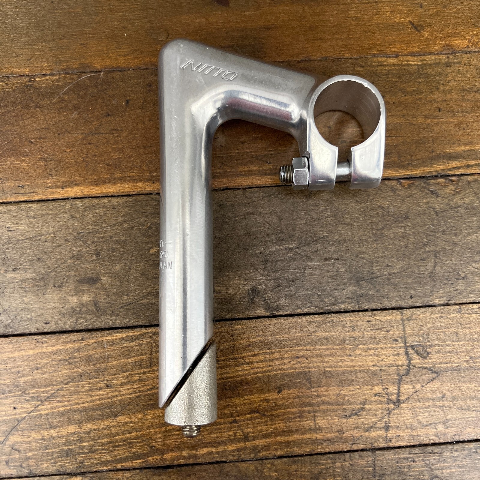 Vintage Nitto Stem 70 mm NOS Quill 25.4 mm Clamp 22.2 mm .875 Silver 1