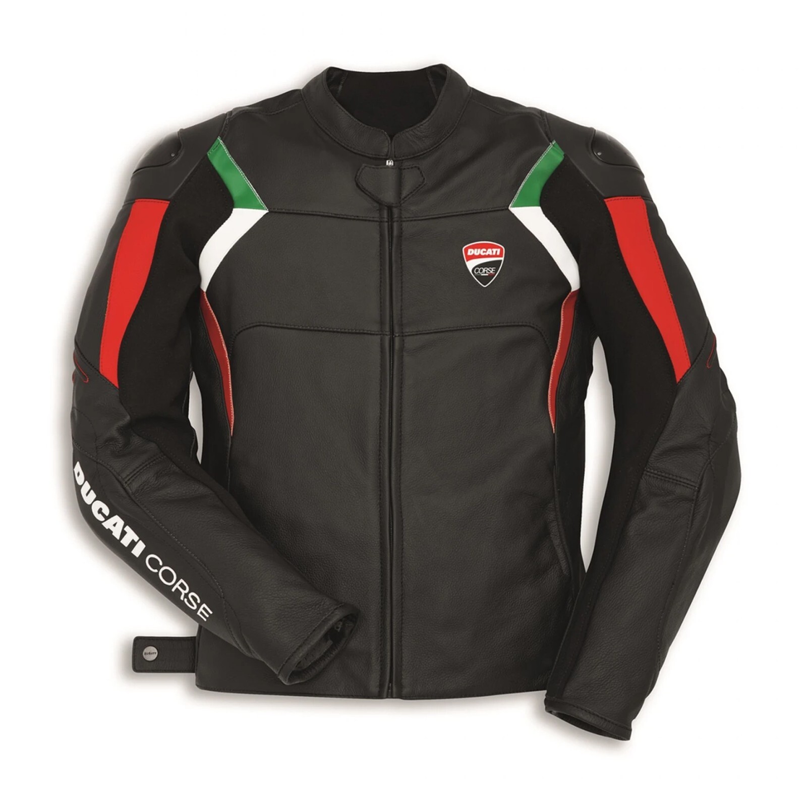 ITALIAN FLAG DUCATI MOTORBIKE LEATHER RACING MOTOGP JACKET