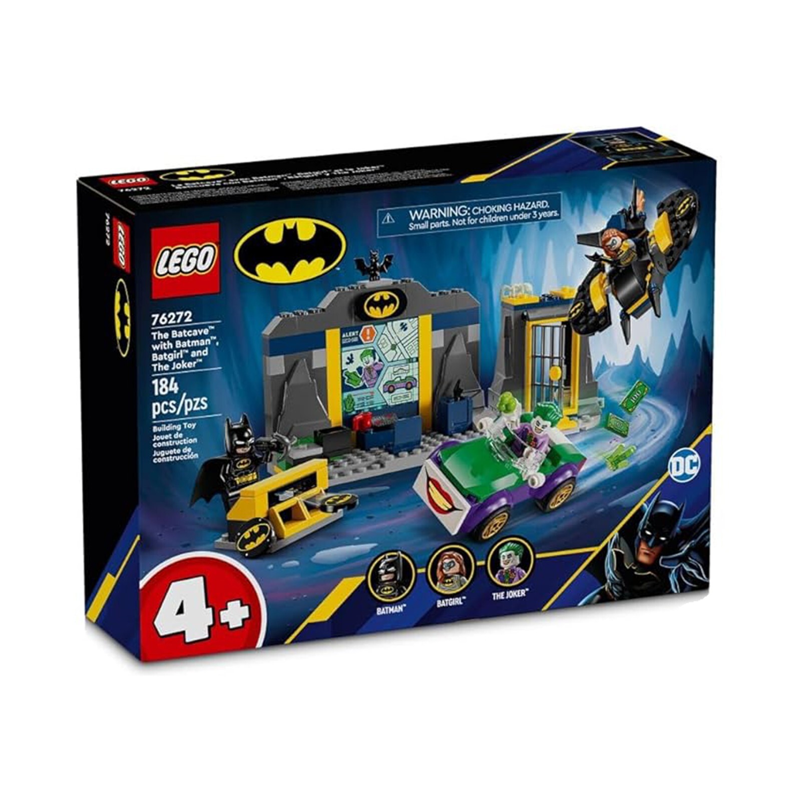 Конструктор LEGO DC The Batcave с Бэтменом, Бэтгерл и Джокером 76272