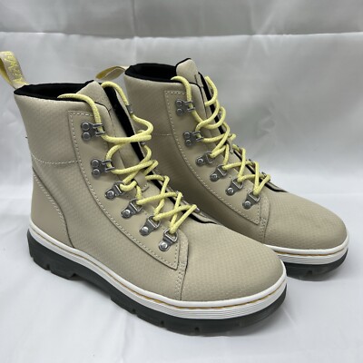 Dr. Martens Women's Combs W 6 Tie Boot Fashion Parchment Beige 40/60 Size 10US L
