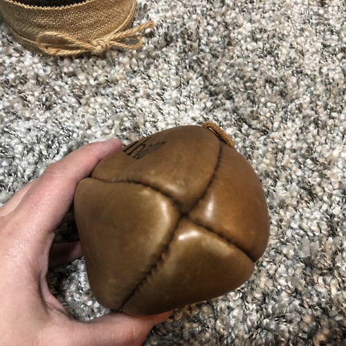 'Twickenham' Rugby Ball Mini Size Brown Leather Trophy Ball