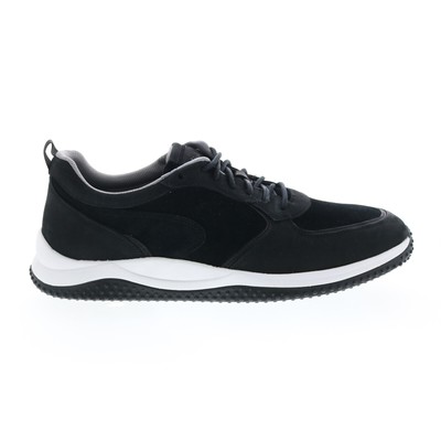 

Clarks Puxton Run 26161232 Мужские Черные Замшевые Широкие Кроссовки Lifestyle, Черный, Clarks Puxton Run