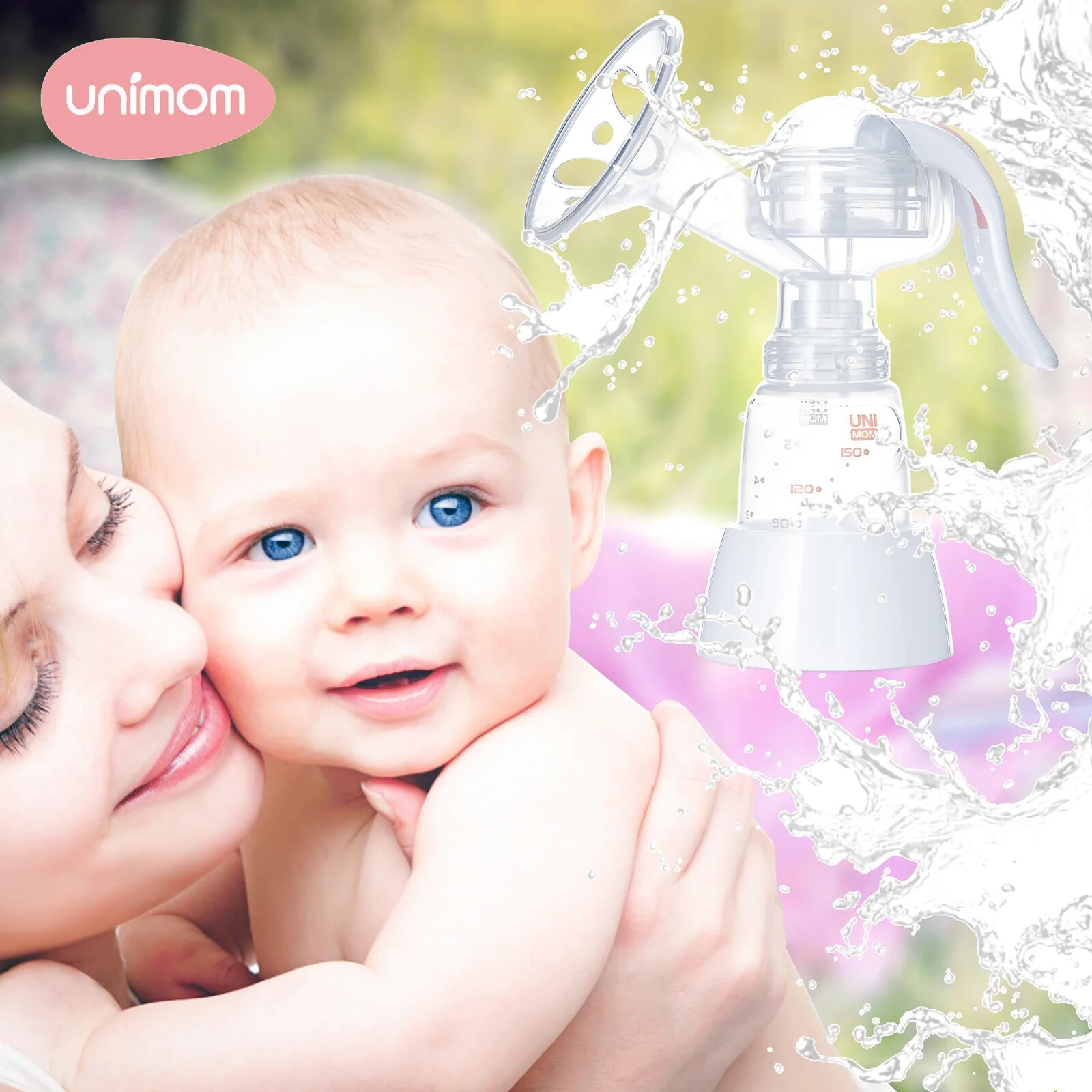 Unimom Manual Breast Pump with Soft Silicone