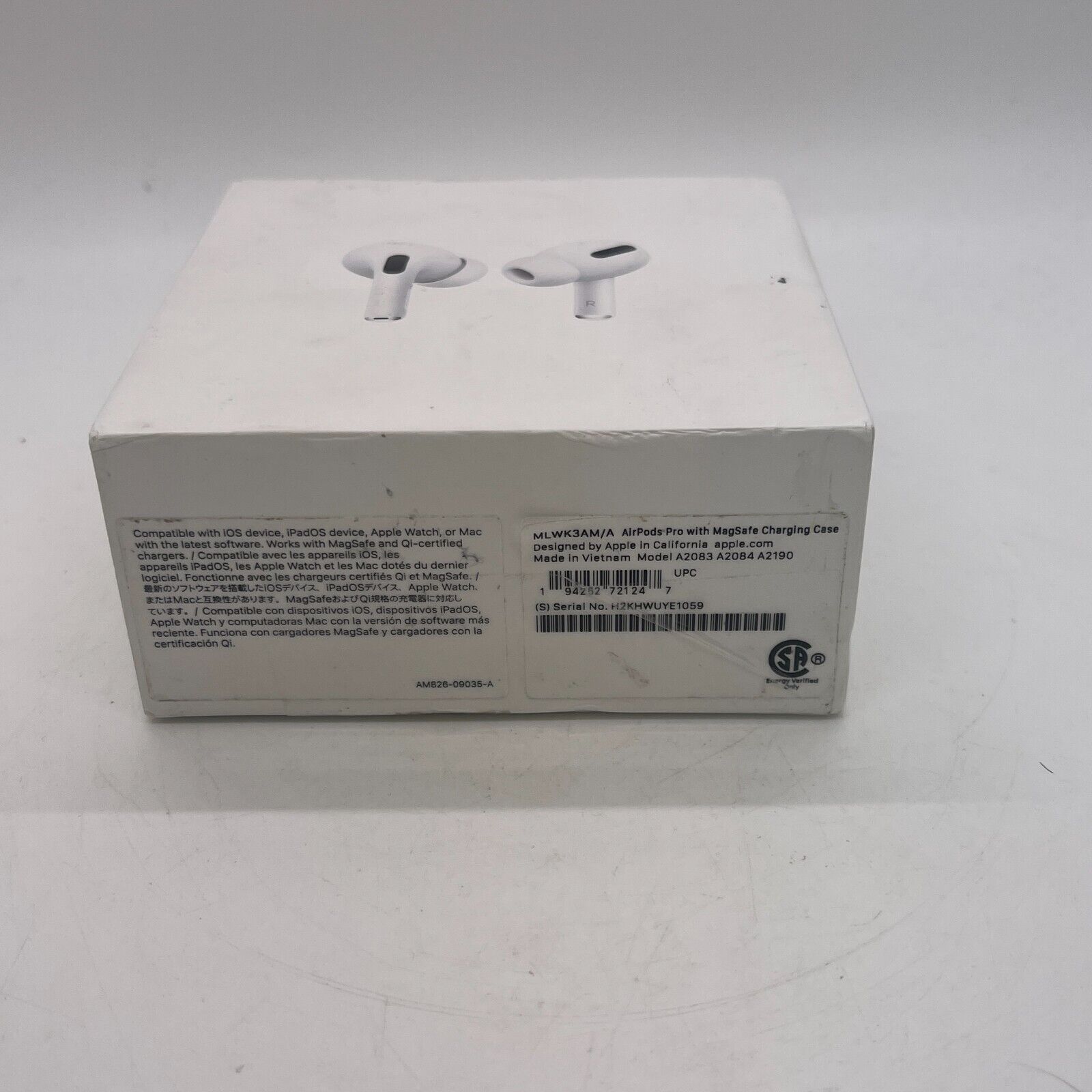 Apple AirPods Pro with Magsafe Charging Case MLWK3AM/A Apple AirPods Pro with Magsafe Charging Case MLWK3AM/A