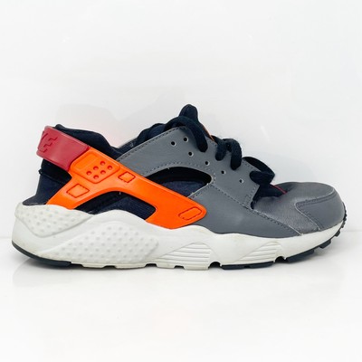 Кроссовки для бега Nike Boys Huarache Run 654275-004 серые, размер 6 лет