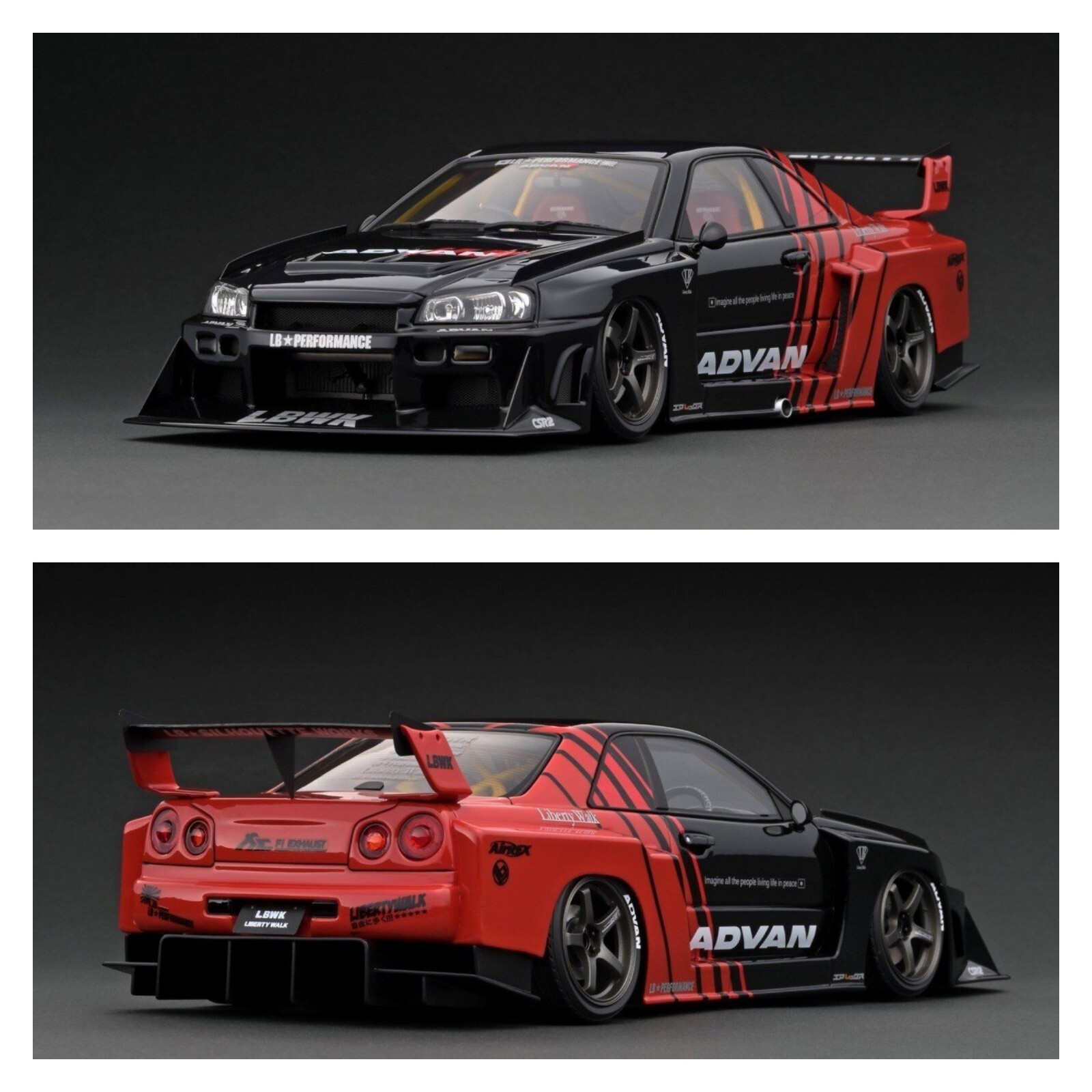 IG2703 Ignition Model 1/18 LB-ER34 Super Silhouette SKYLINE GTR