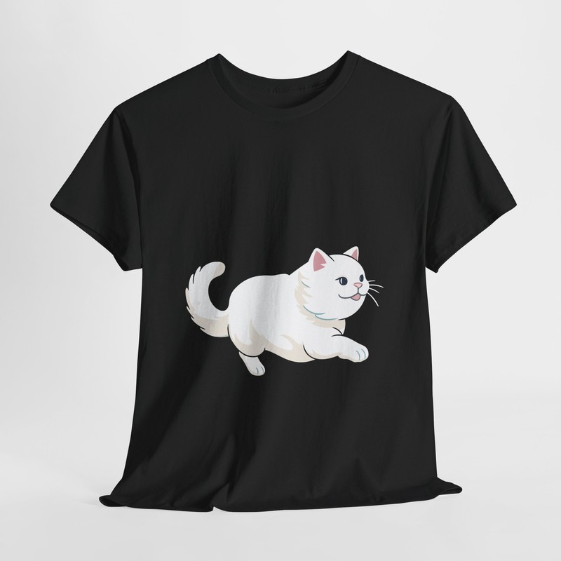 White Cat Shirt - Hilarious Gift Idea for Cat Owners