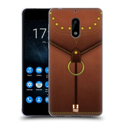 HEAD CASE DESIGNS PRINTED WESTERN AMERICAN POCKETS GEL CASE FOR NOKIA PHONES 1