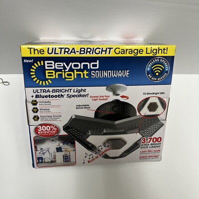 Beyond Bright Screws Into Light Socket with Built-In Bluetooth Speaker