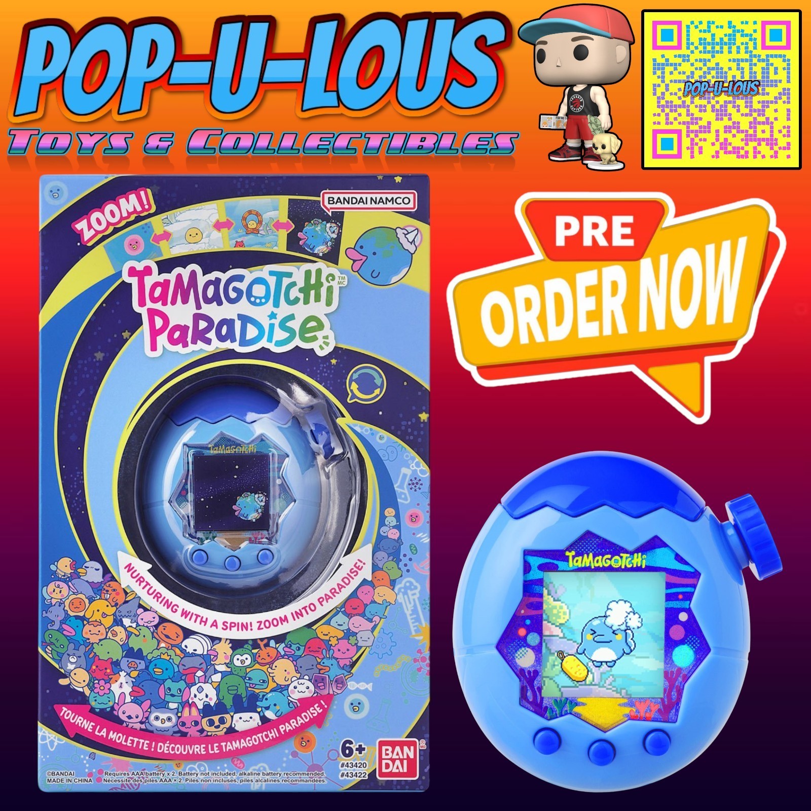 BANDAI Tamagotchi Paradise Blue Water 即日 Bandai Tamagotchi Paradise - Blue Water 2025 | eBay