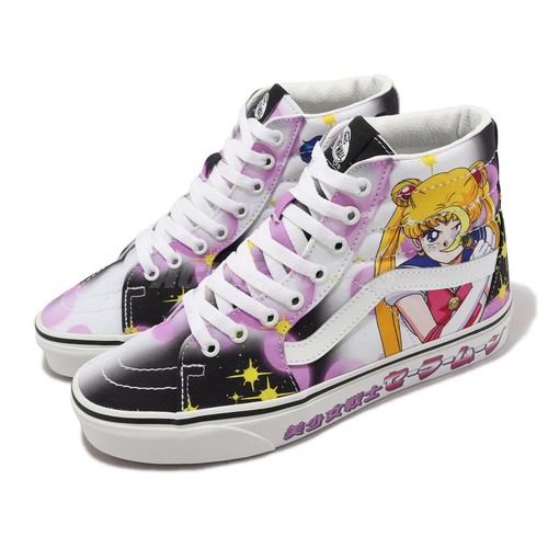 

Черные розовые мужские туфли унисекс Vans Sailor Moon x Sk8-Hi Pretty Guardian VN0A7Q5NB9P, Белый, Sk8-hi