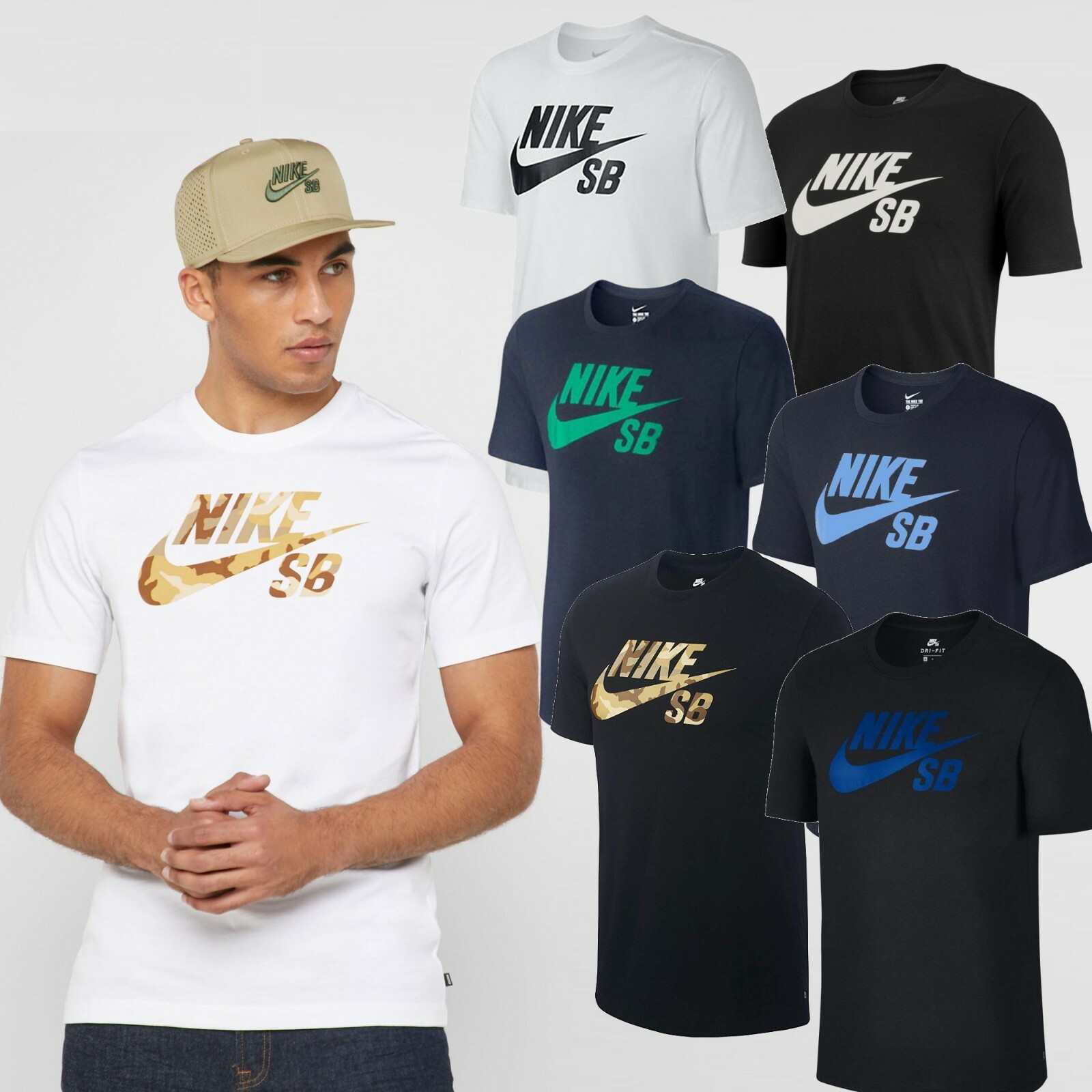 nike camo logo t shirt