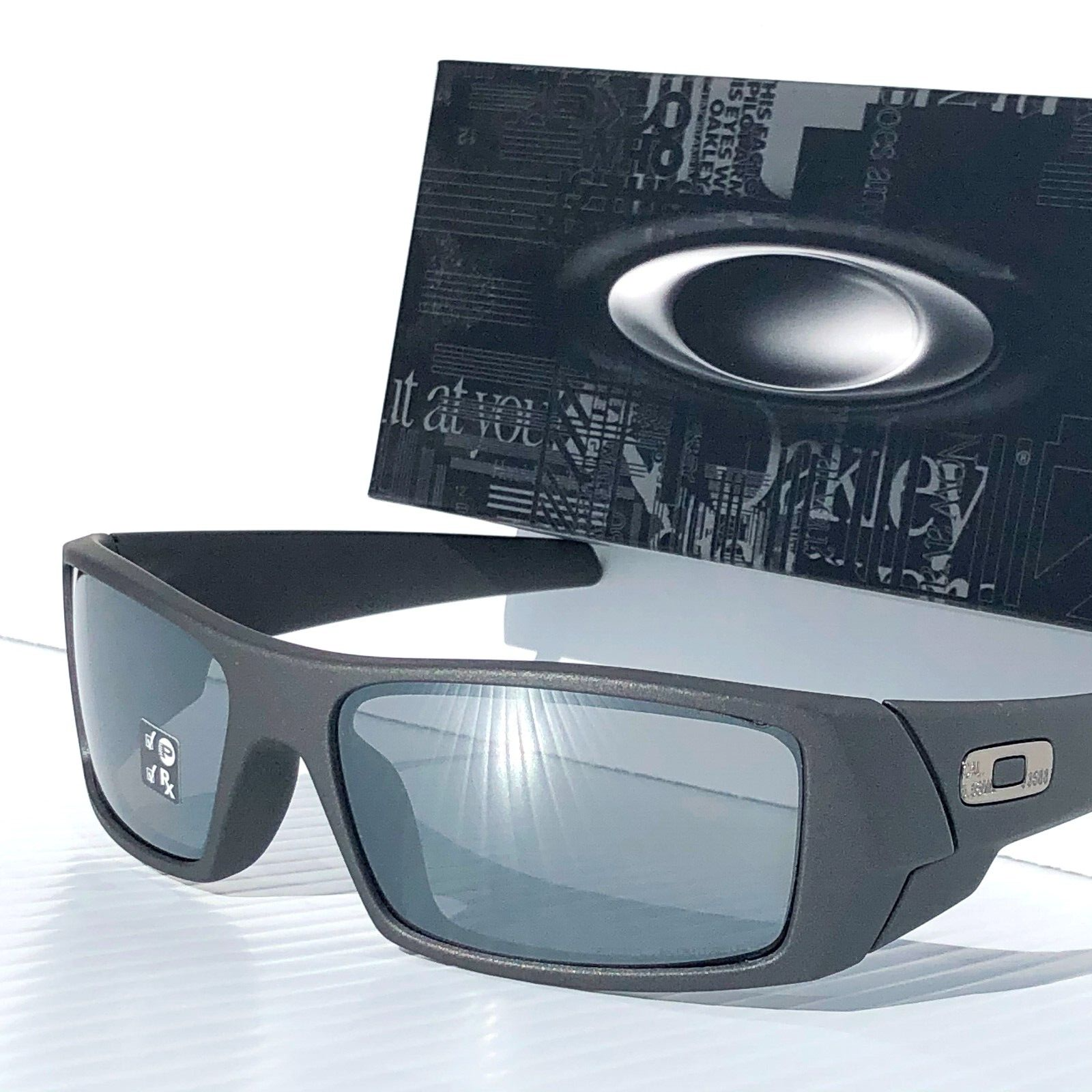 Oakley GASCAN Bullet Cerakote COBALT POLARIZED Black Iridium