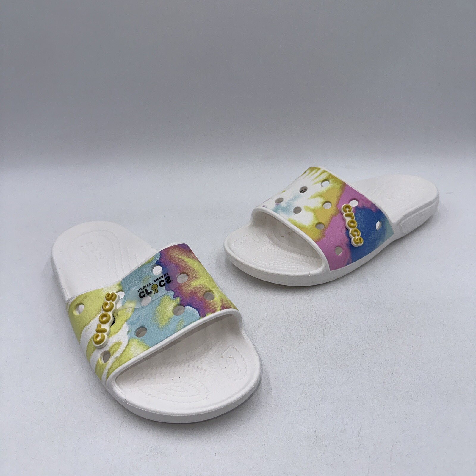 Adults Crocs Tie-Dye Graphic Slide Multicolor Size 6M/8W | eBay