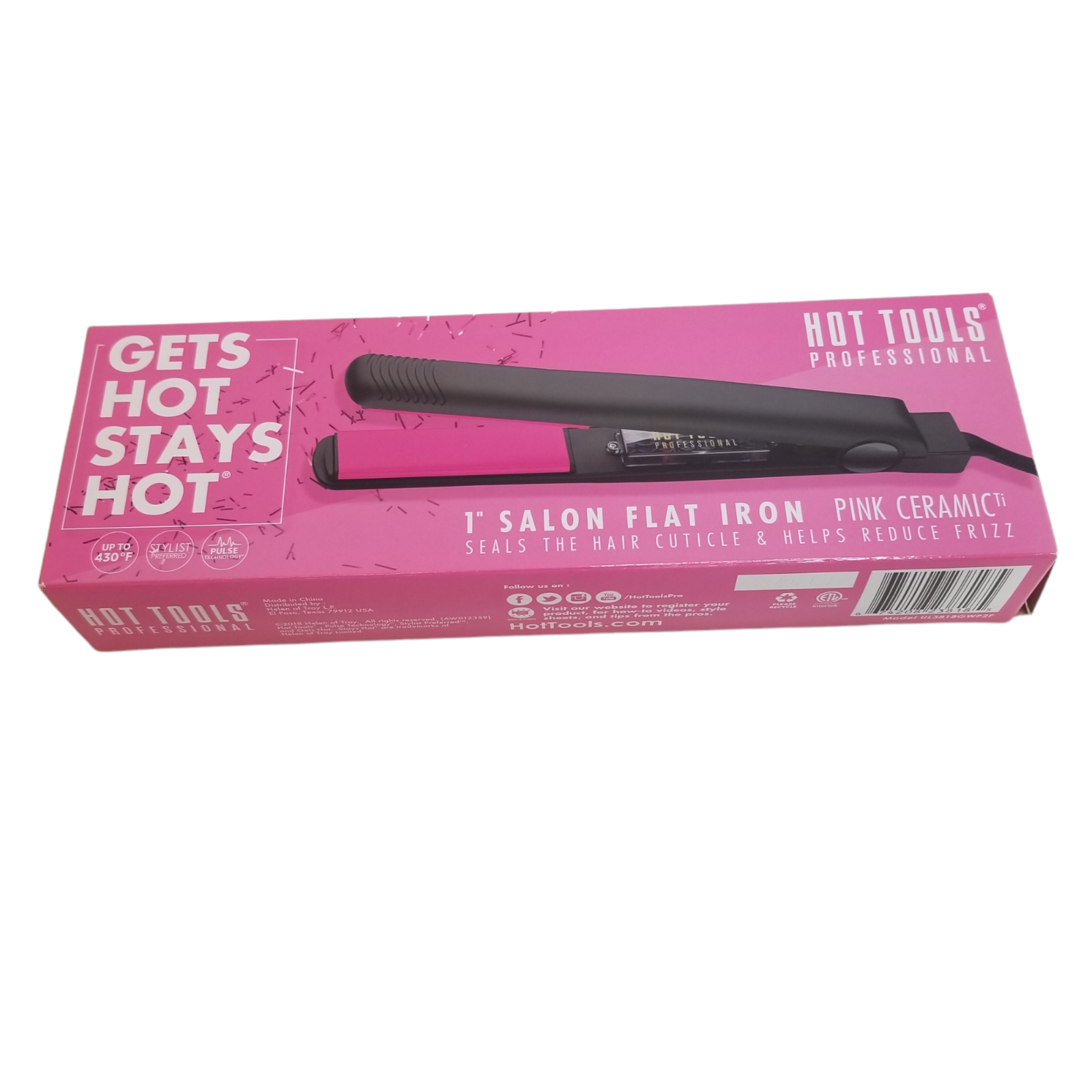 - Pink Ceramic Straightener