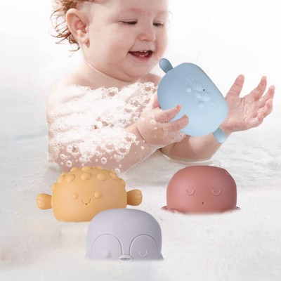Bath Toys Squirt Animals 4X Floating Squeaky Wash Shower Squirt Toy bearable