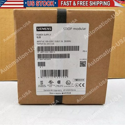 New Siemens 6EP1332-2BA10 SITOP 60 W Stabilized Power Supply 6EP1 332-2BA10