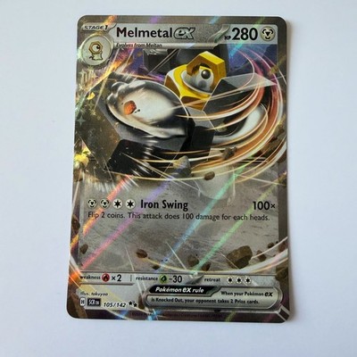 Pokémon Stellar Crown #105 Melmetal ex Ext.Art Foil Double Rare