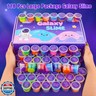 118 Pack Slime Party Favors Kit, Mini Galaxy Bulk Slime Stretchy Stress Relief for Kids, Soft Putty DIY Making Toy, Girls and Boys Classroom Supplies, Student Birthday, Goodie Bag Stuffers