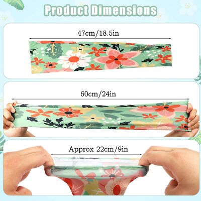 4 Pairs Farmers Gardening Arm Sleeves for Women UV Sun Protection w/ Thumb Hole