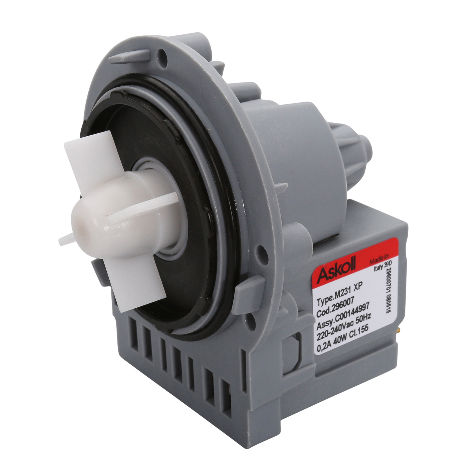 Genuine Hotpoint Washing Machine M224 M321XP Askoll Drain Pump Motor