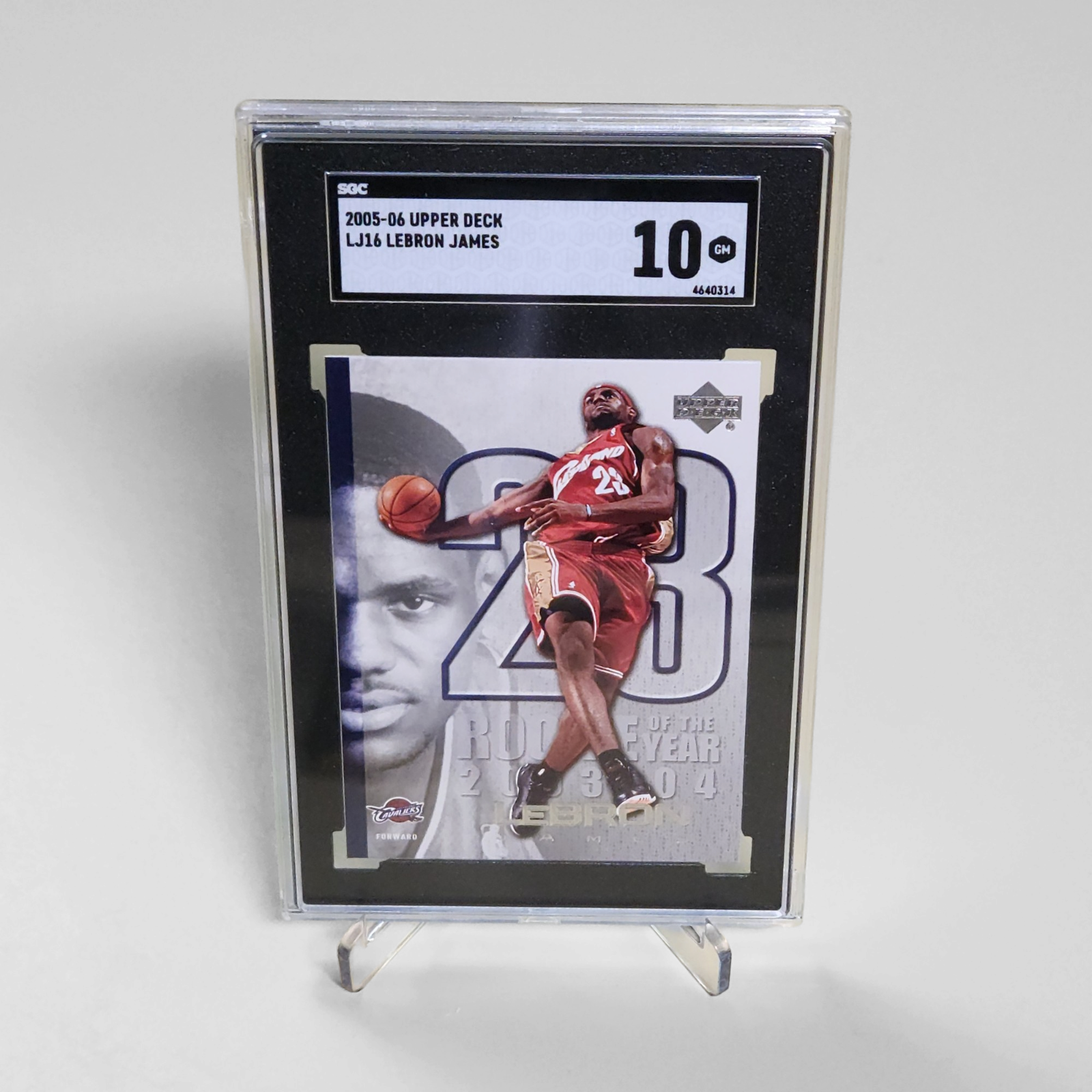 2004 UD SP Authentic #14 Lebron James SGC 10 | eBay