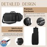 Omebaige Trumpet BGR Rectangular Case, Nylon Material 1200D Trumpet Case, Built-in Backpack Straps Trumpet Bag