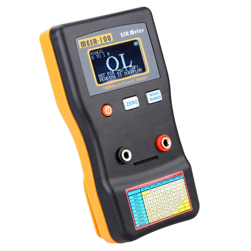 MESR-100 ESR Capacitance Ohm Meter Professional Measuring Internal Resistance of