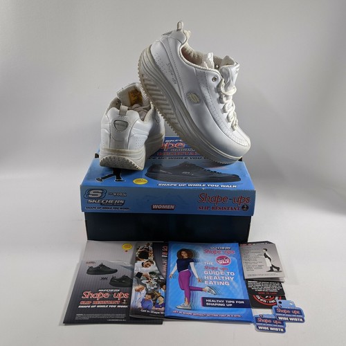 Skechers Shape-Ups The Work Color White Womens Size 8.5 With