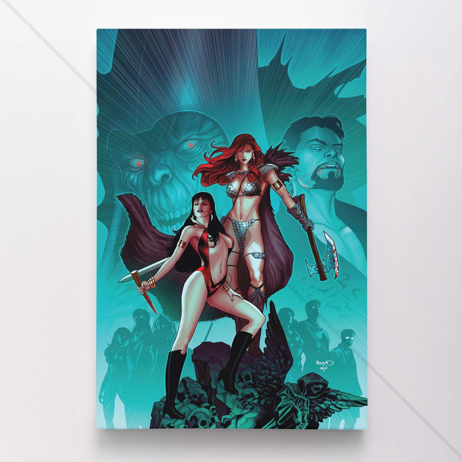 Red Sonja Poster Canvas Comic Book Art Print #1568