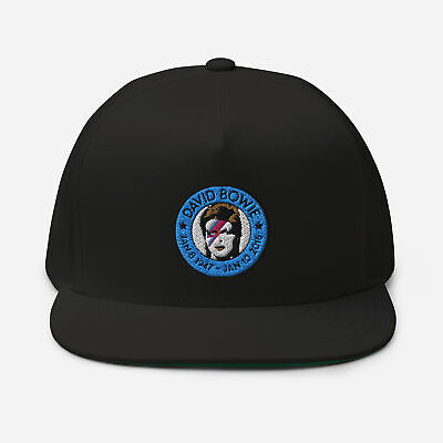 David Bowie Memorial Tribute Embroidered Hat Cap