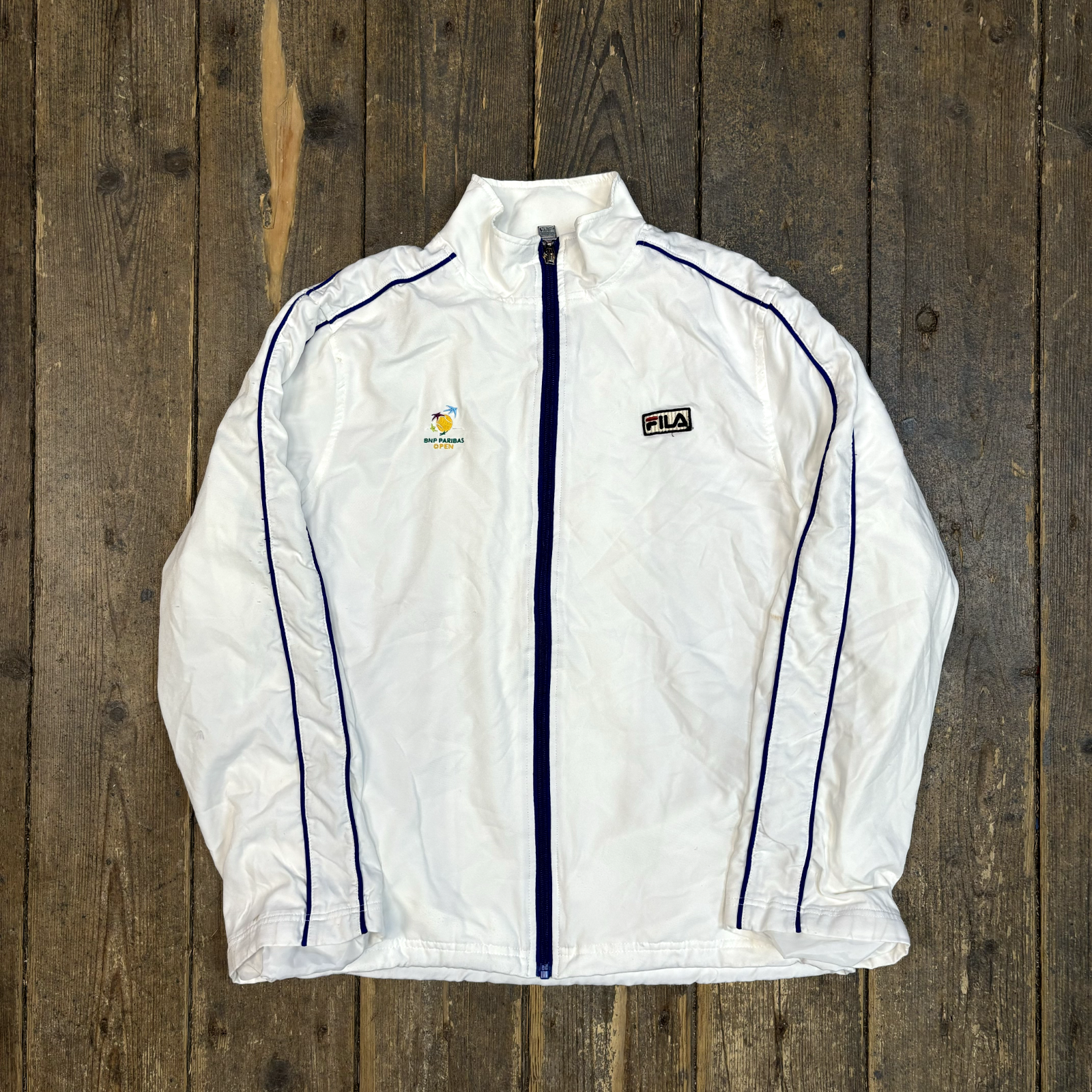 Fila windbreaker white hot sale