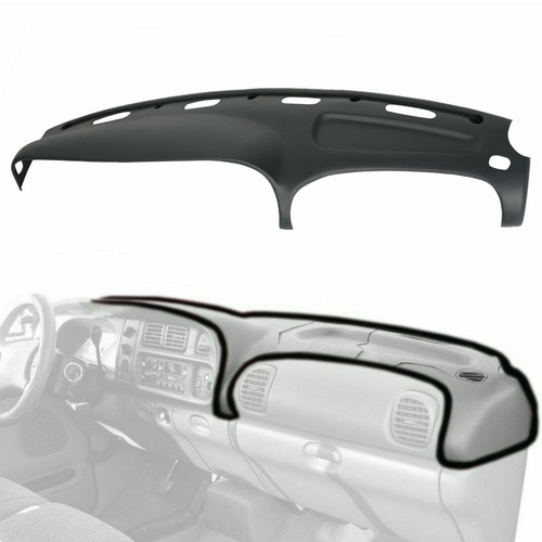 For 1998-2002 Dodge Ram Pickup ABS Dash Bezel & Dashboard Cover Overlay W/clips