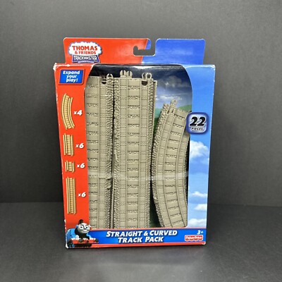 Thomas Train 22 Pc Straight Curved Tracks Motorized Railway  09 Fisher Price NEW