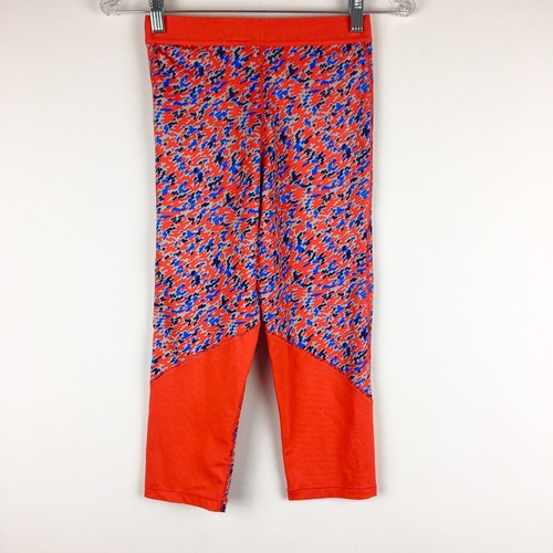 Youth Girls Nike Pro Cropped Leggings Exta Large XL Red Blue Athletic Workout