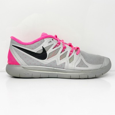 

Nike Girls Free 5.0 Flash 685712-001 Серые кроссовки для бега, размер 7 лет, Серый, Free 5.0 Flash