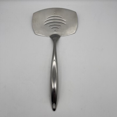 Cuisipro 14.5  Inch Large Tempo Slotted Turner, Stainless Steel