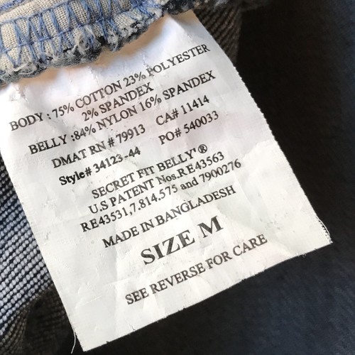 Oh Baby Motherhood Women's Maternity Jeans Sz Medium Skinny Dark Wash Secret Fit