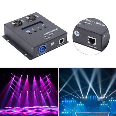 Pknight ArtNet DMX 512 Ethernet Lighting Controller Interface 100Mbps 2 Universe