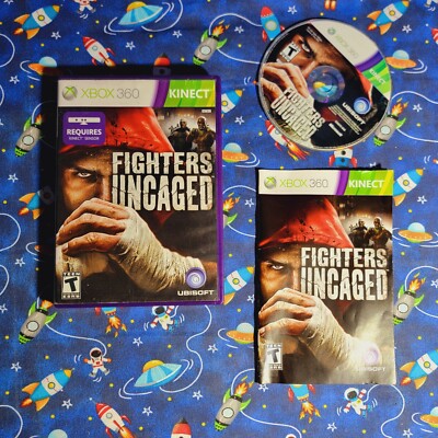 Fighters Uncaged - Microsoft Xbox 360 Kinect 2010 CIB Complete w/Manual - VG
