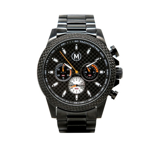Pre-owned Marchand Watch Company Marchand Watch Co. Carbon Fiber Racing Chronograph Watch | Official Company