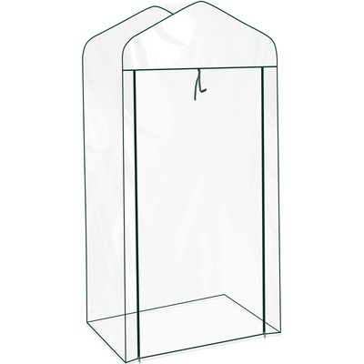 Garden Greenhouse Transparent Weatherproof Plant Grow House Cover with Zipper
