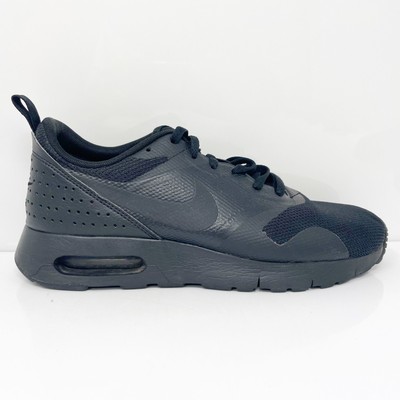 Nike Boys Air Max Tavas 814443-005 Черные повседневные кроссовки, размер 6,5 лет