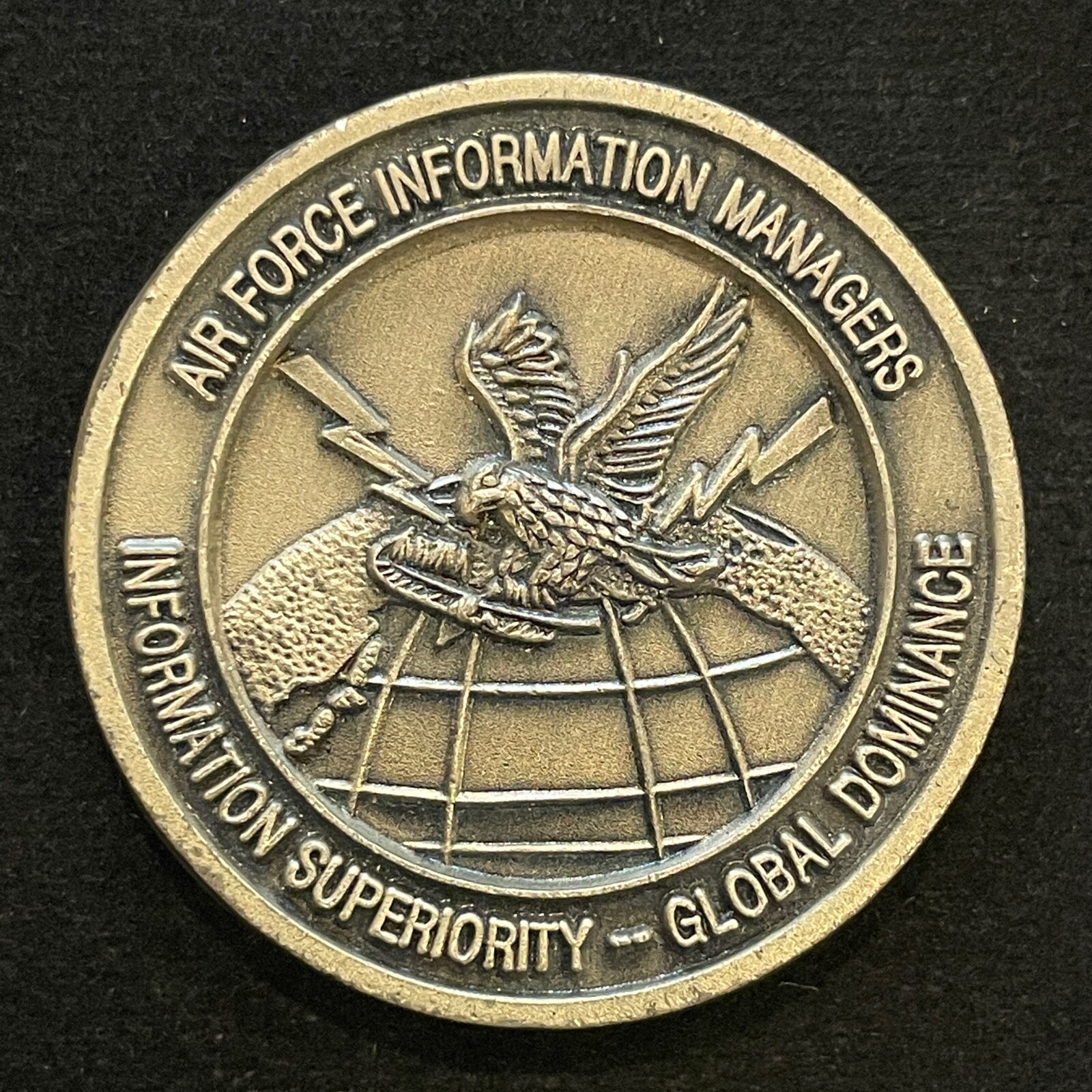 Air Force Information Managers Vintage Challenge Coin | eBay